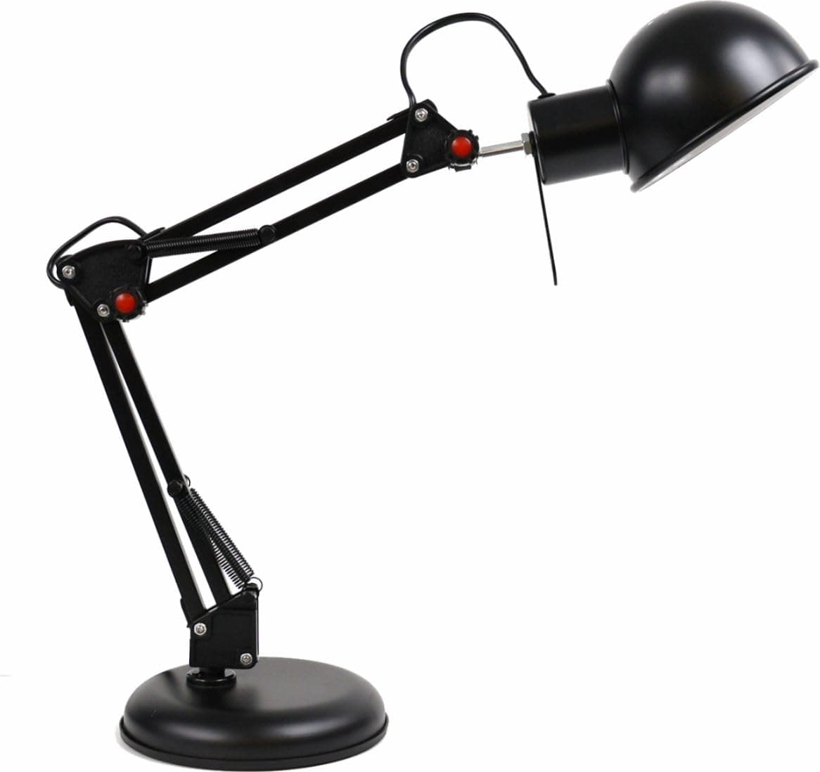 Lámpara de escritorio articulada negra