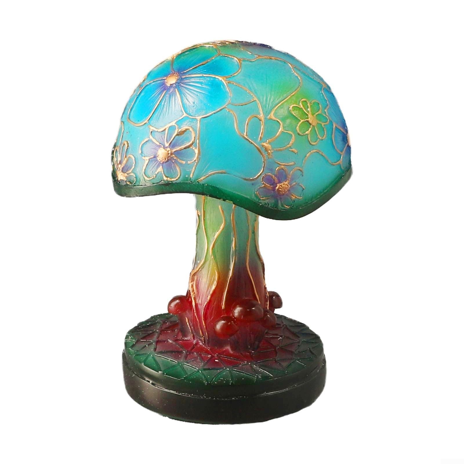 Lámpara de mesa Tiffany multicolor