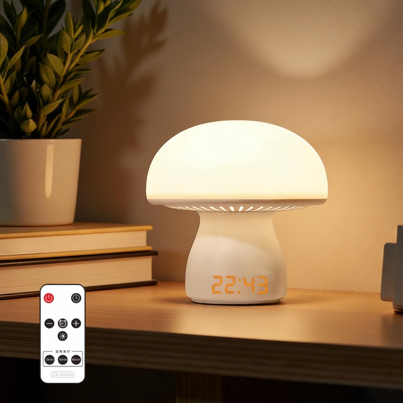 lámpara de noche hongo, lámpara led infantil