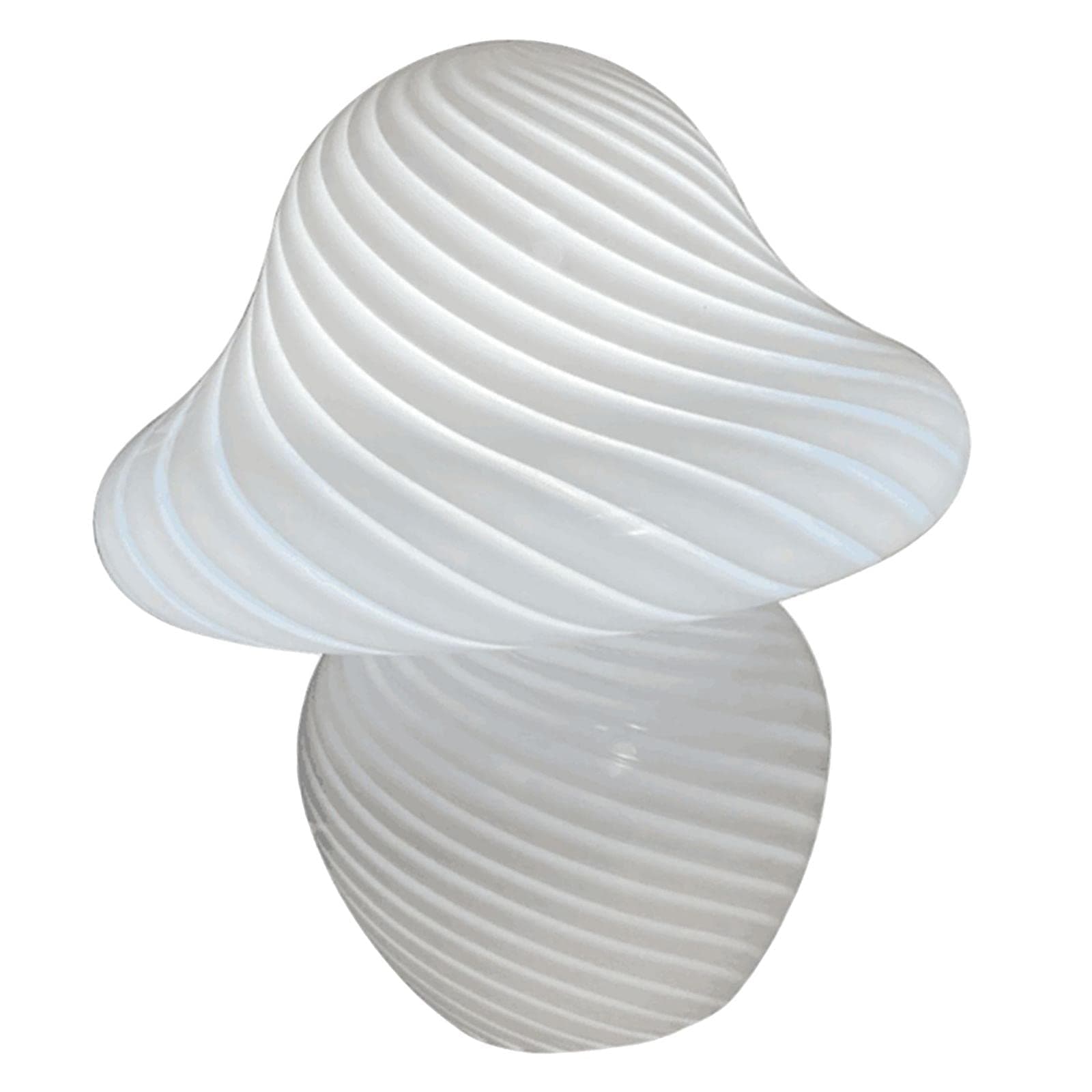 Lámpara de mesa seta blanca