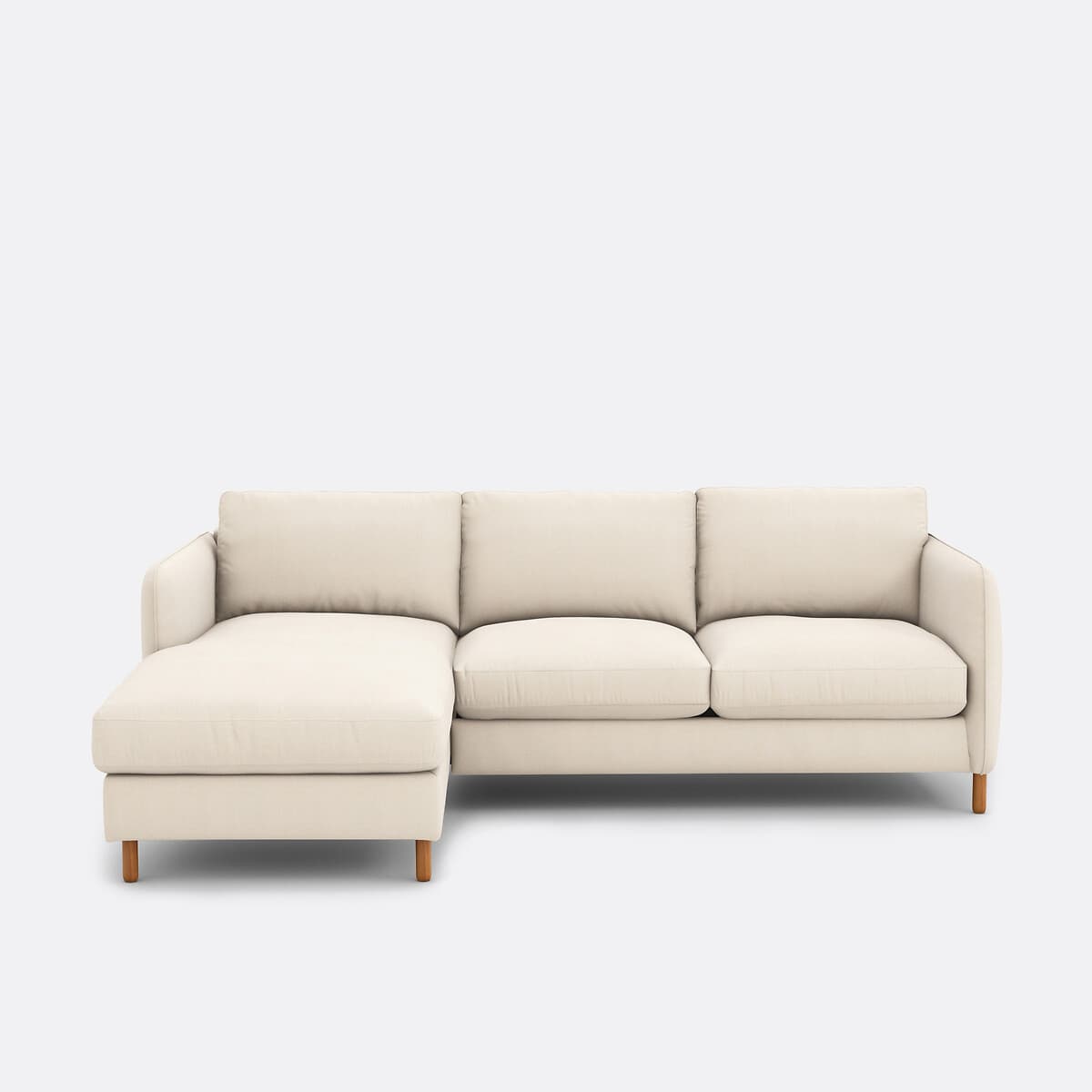 Sofá modular esquinero beige claro