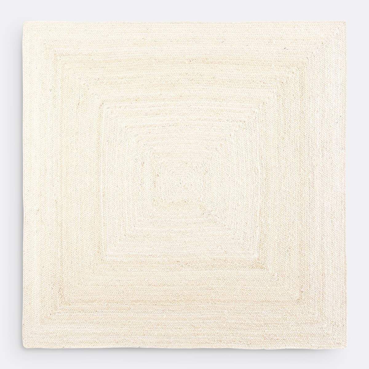 Alfombra de yute natural cuadrada