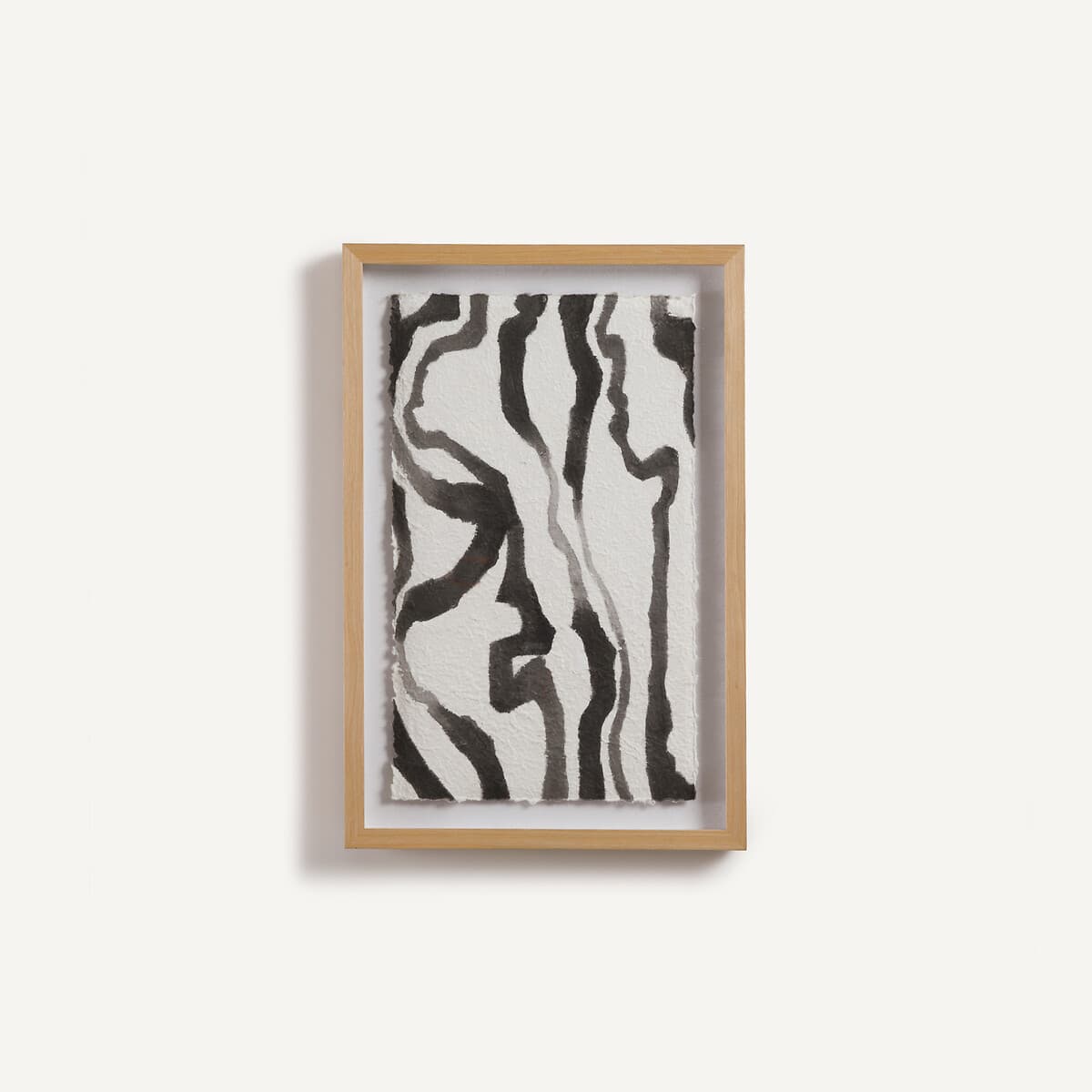 cuadro abstracto moderno, lámina abstracta blanco negro