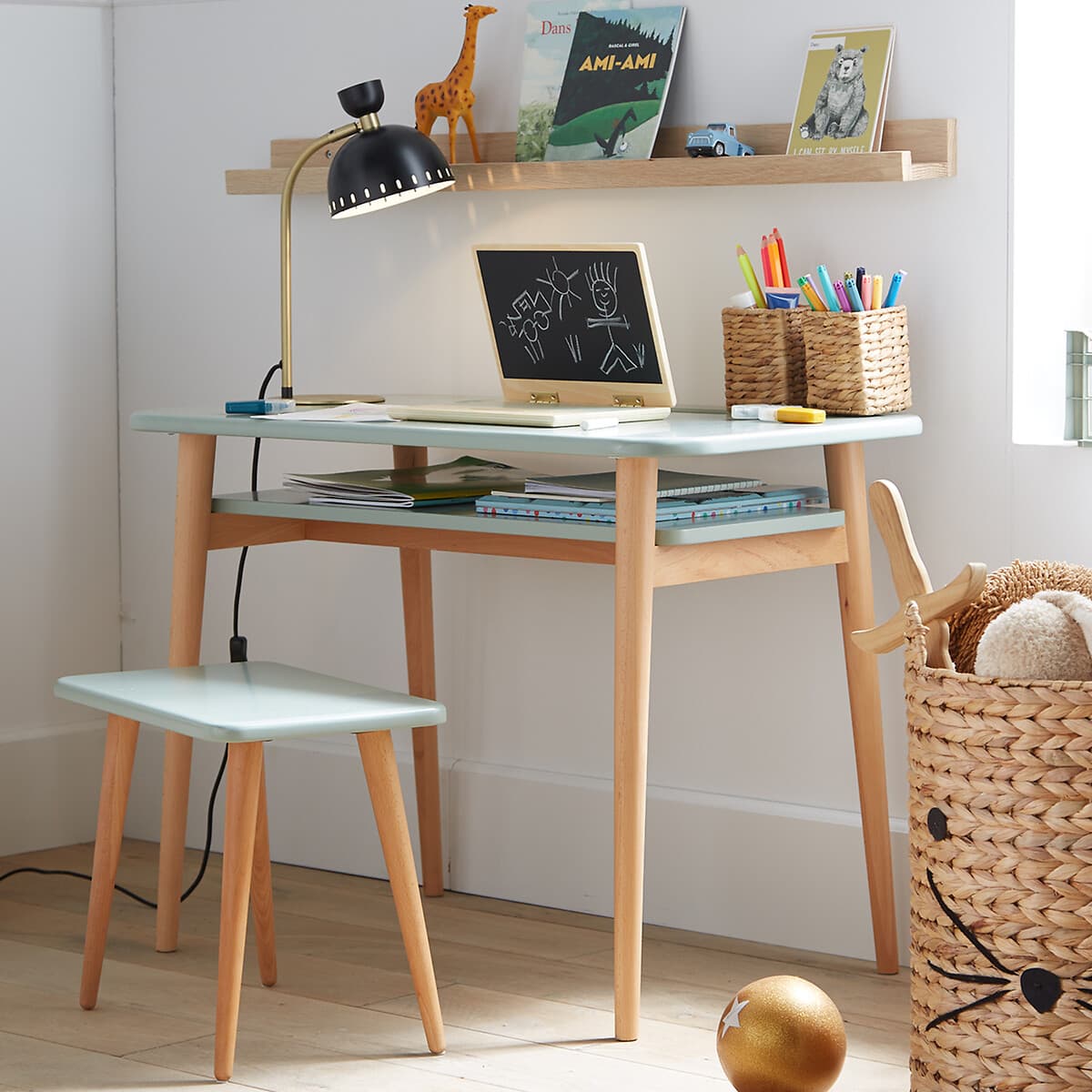 escritorio infantil madera, escritorio niño pequeño