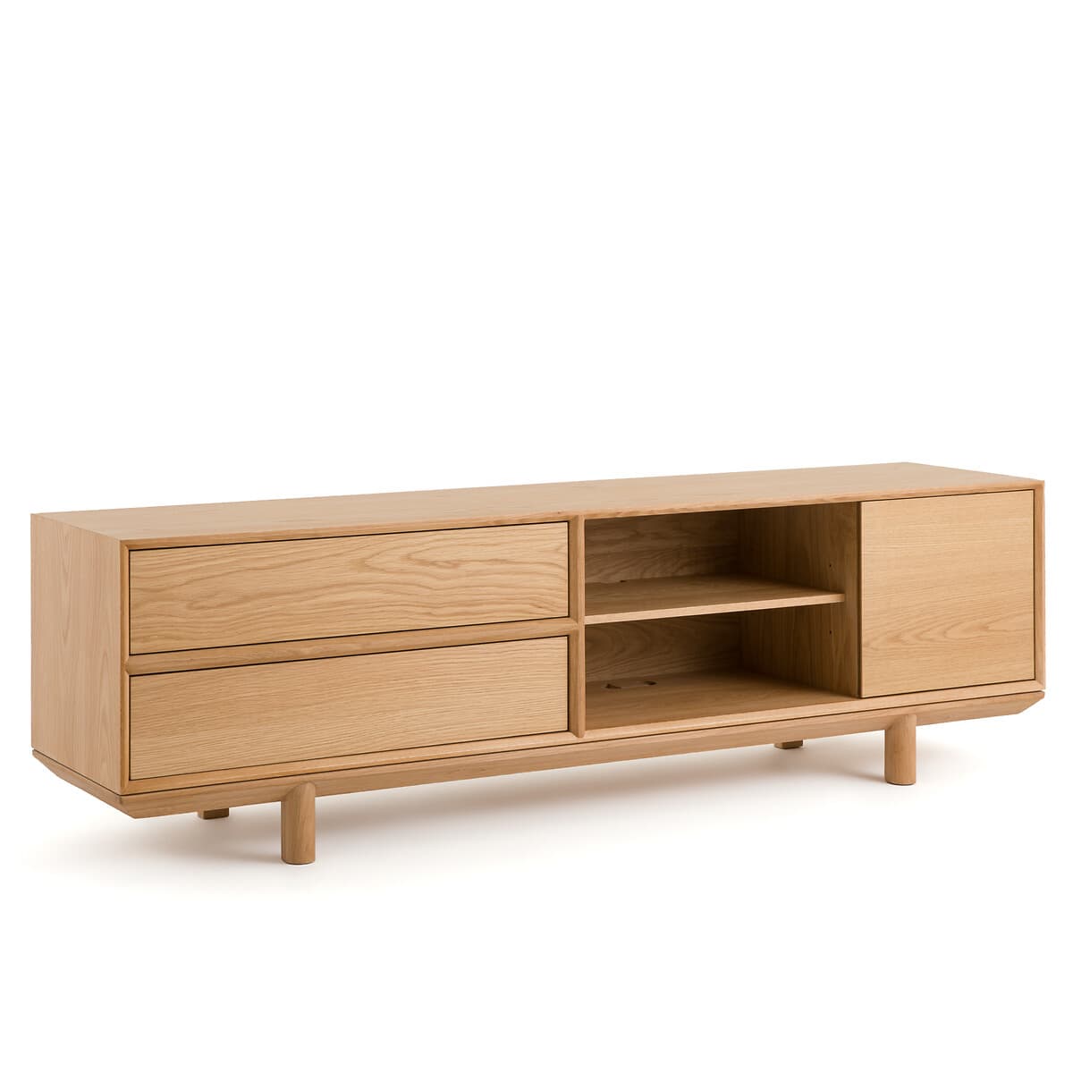 Aparador bajo de madera clara