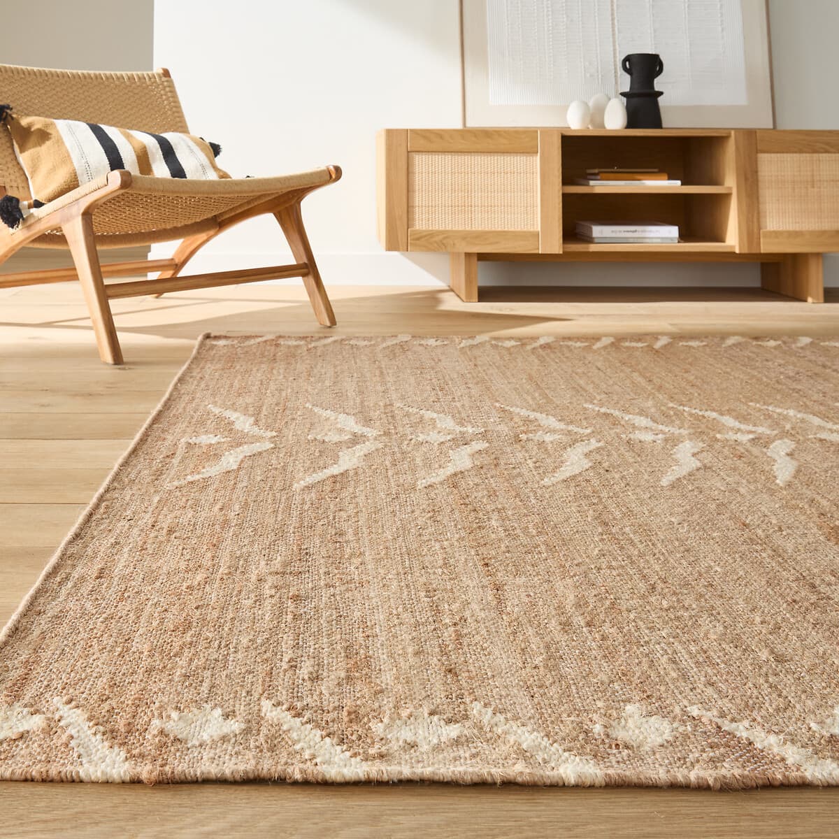 alfombra yute natural, alfombra salón beige