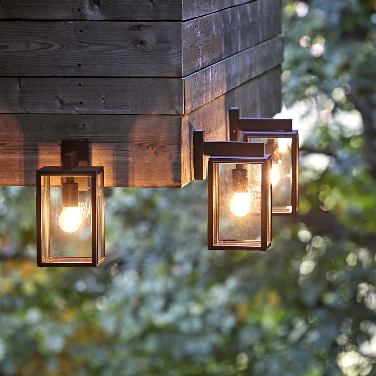 aplique pared exterior negro, lámpara pared estilo industrial