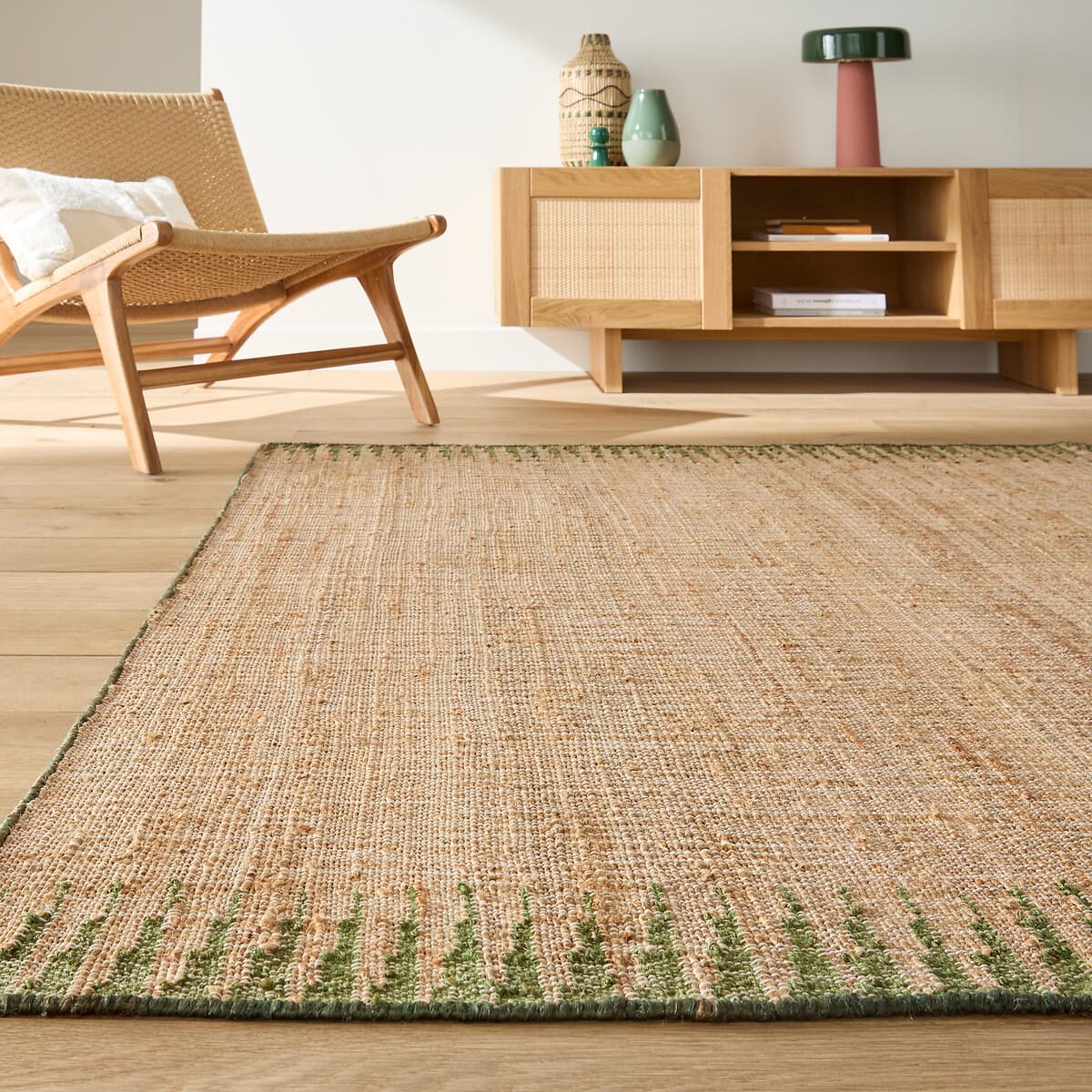 alfombra yute natural, alfombra beige rústica