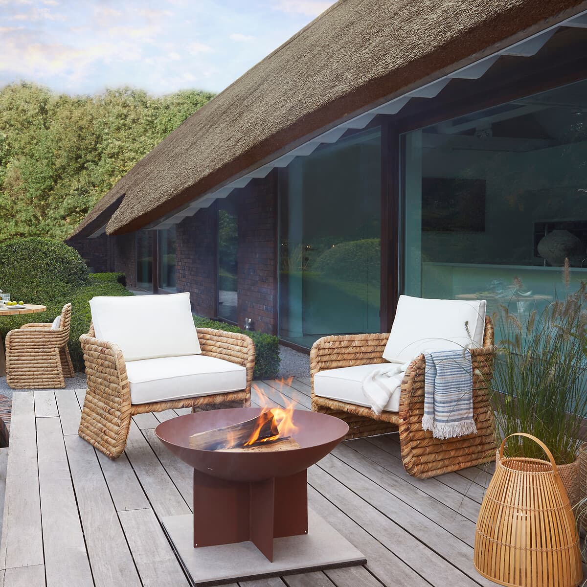 sillon ratan exterior, sillon mimbre terraza